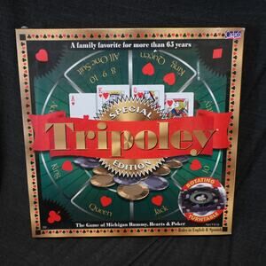 NEW VINTAGE Cadaco Tripoley Special Edition 2000 Turntable Board Game Sealed